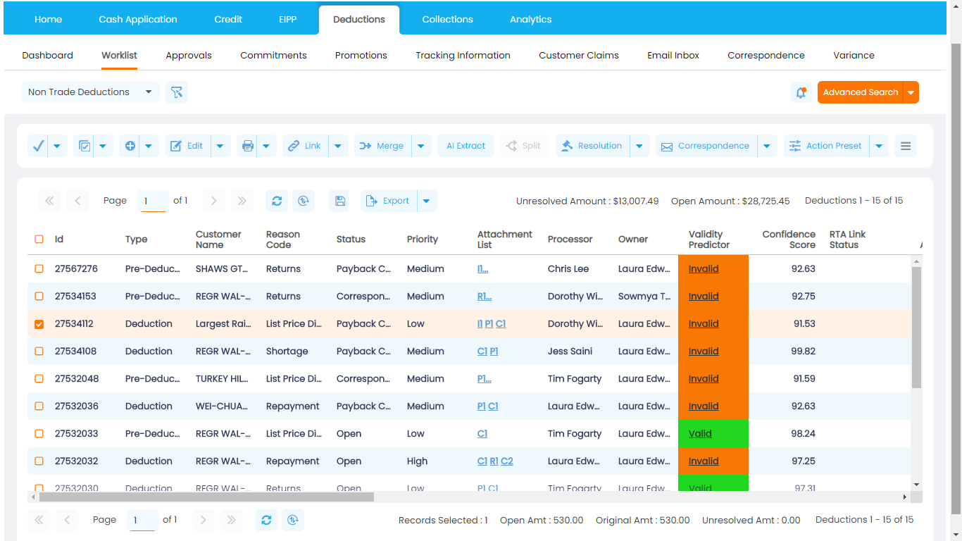 Auto-capture of claims and proof of deliveries