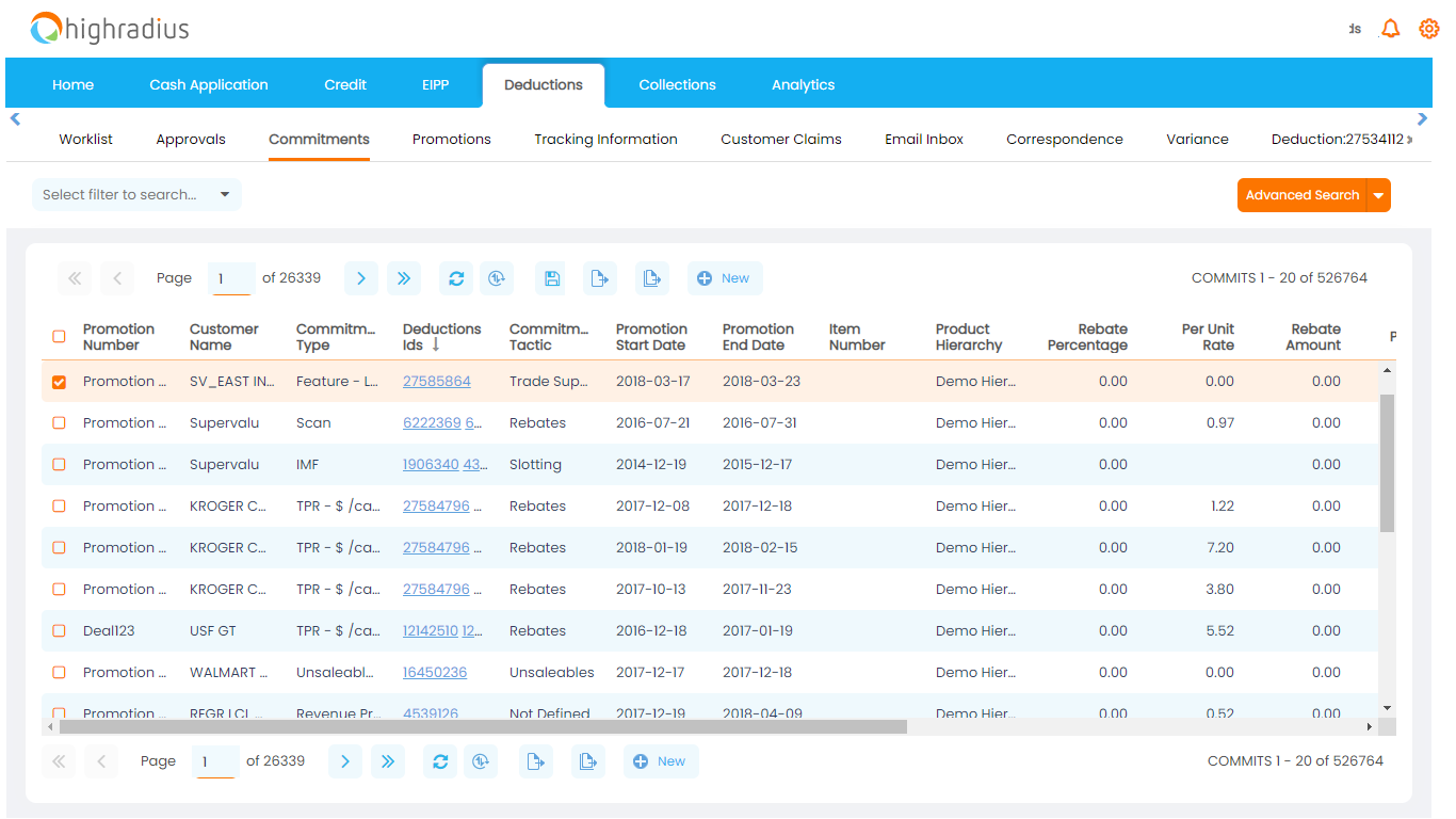 Automated Matching of Trade Promotions with Deductions