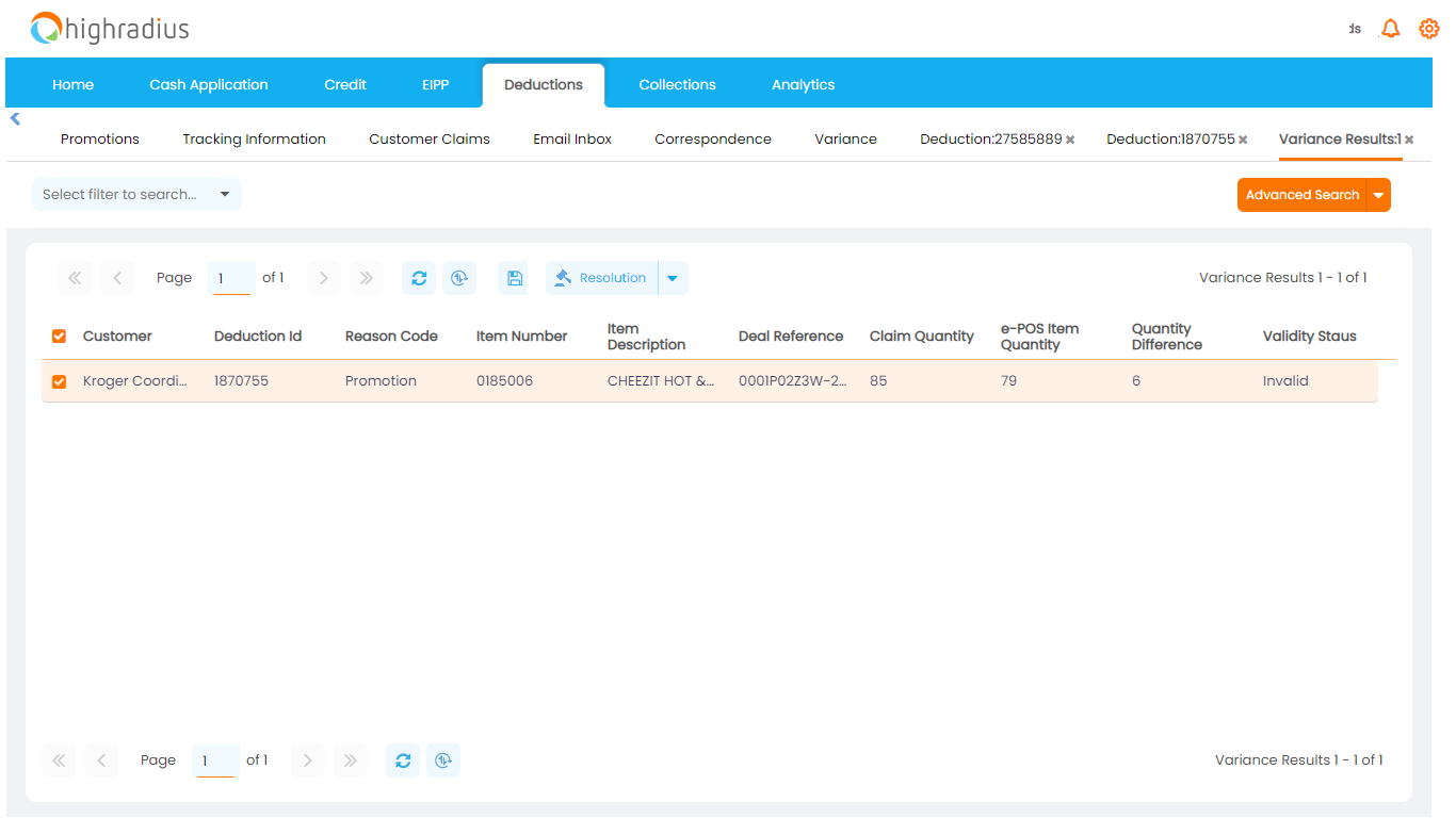 Automated Research for Trade Deductions