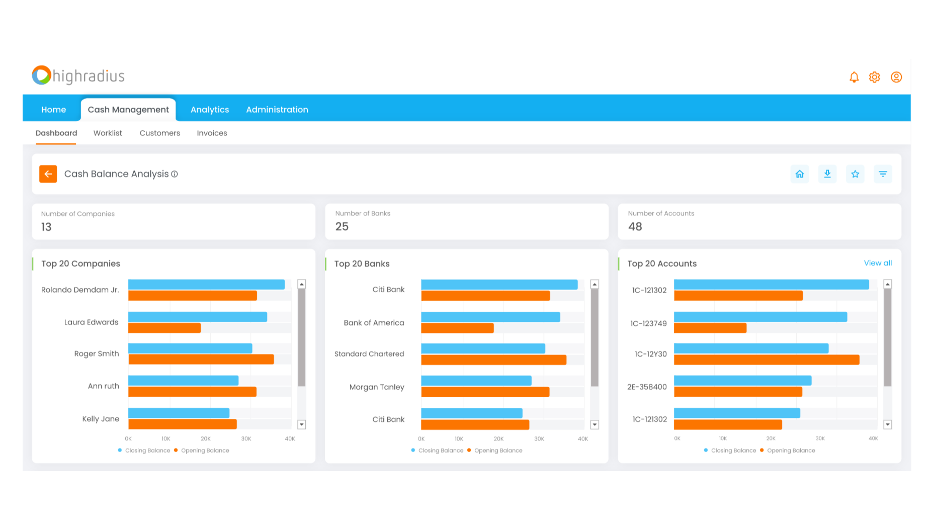 Cash Management Application with Automated Bank Reconciliation