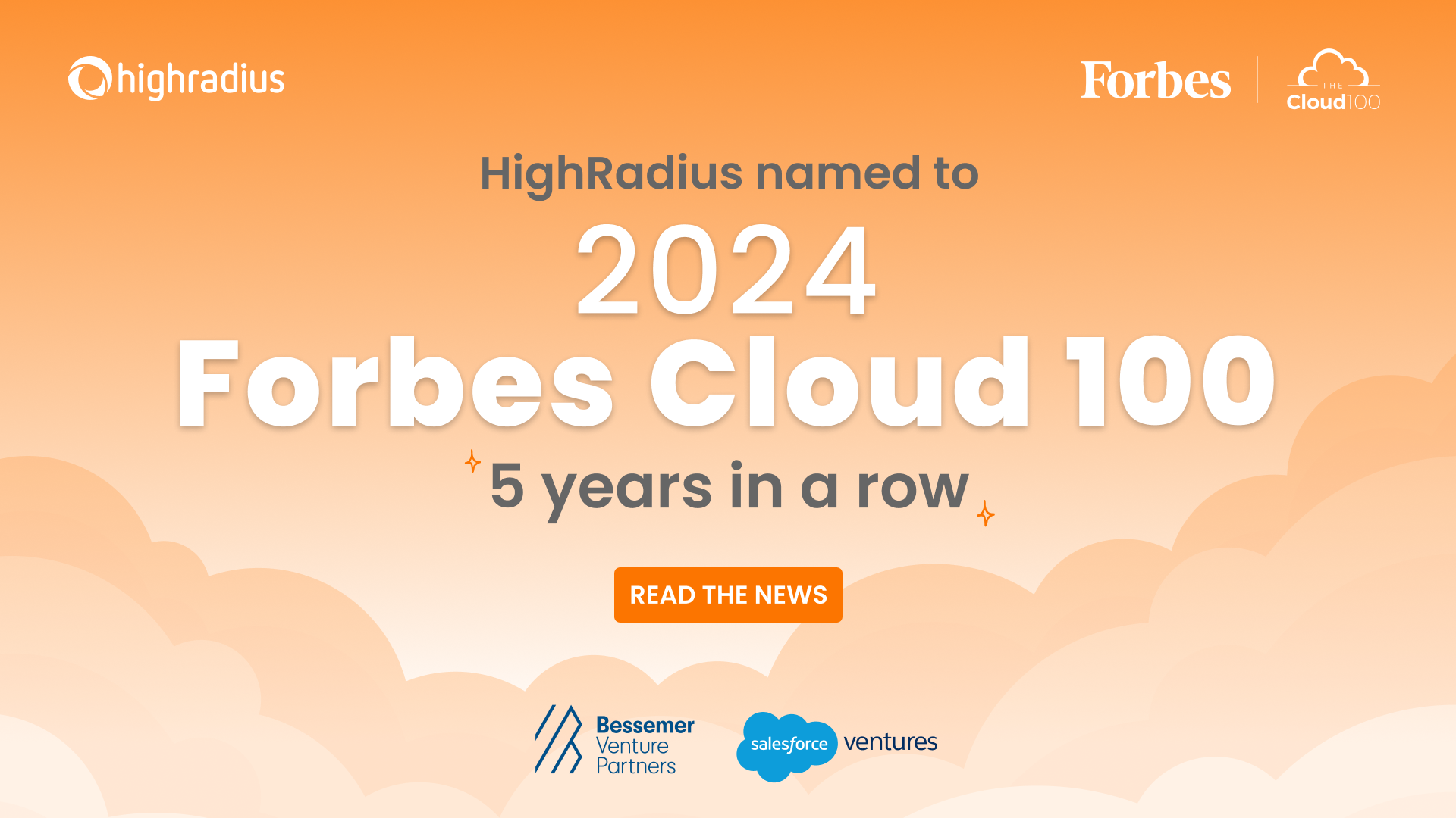HighRadius Named to 2024 Forbes Cloud 100 List for Fifth Consecutive Year