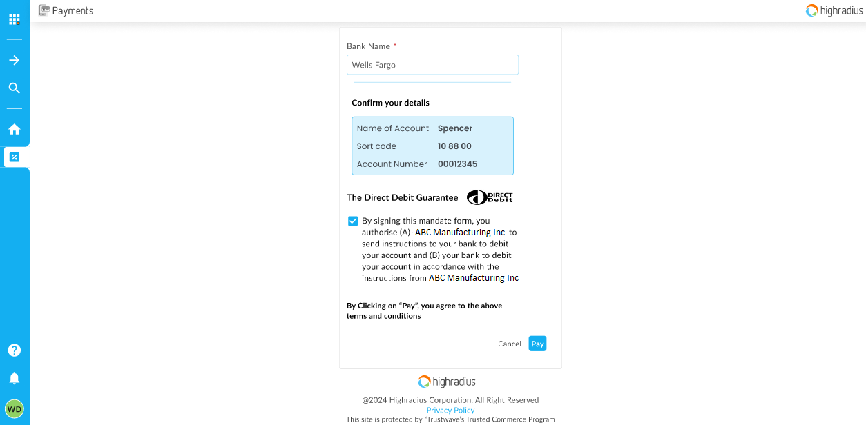 Direct Debit & eCheck Processing