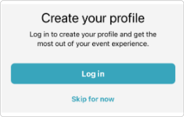 App Login Screen Mockup