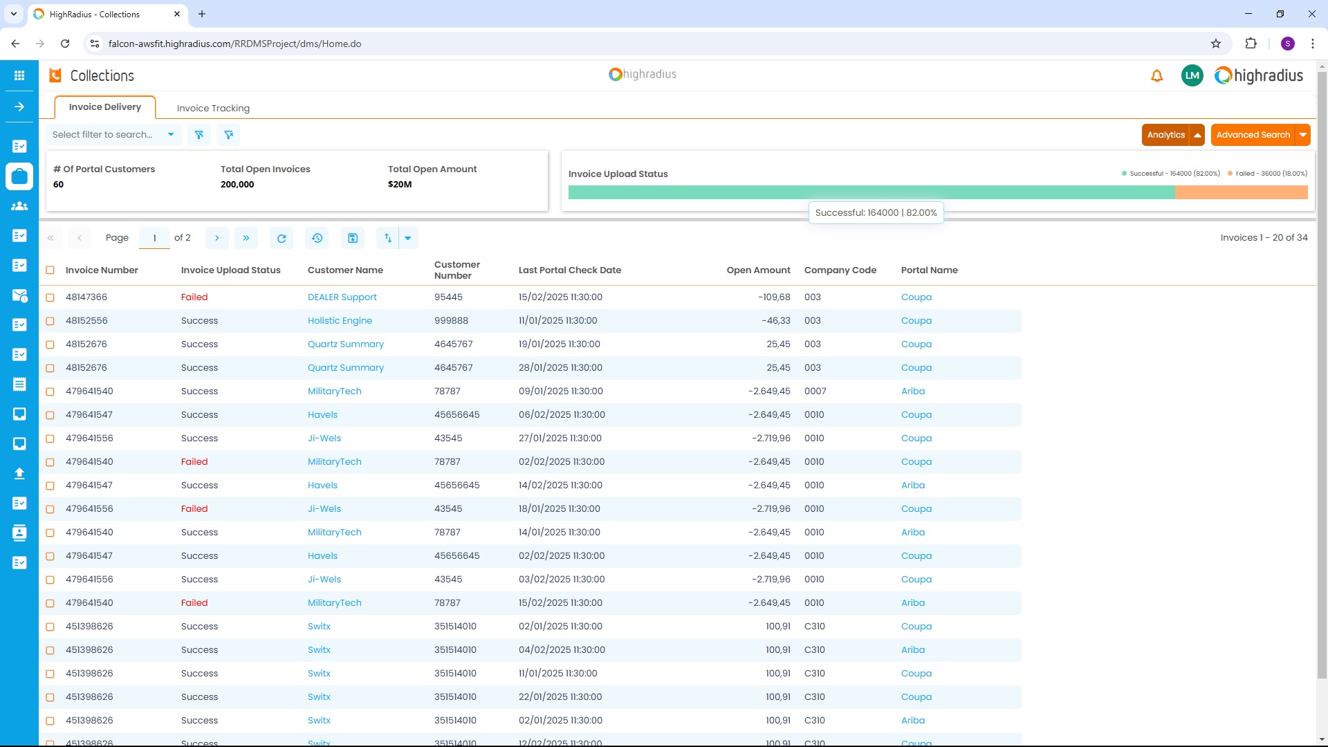 AP Portal Invoice Upload