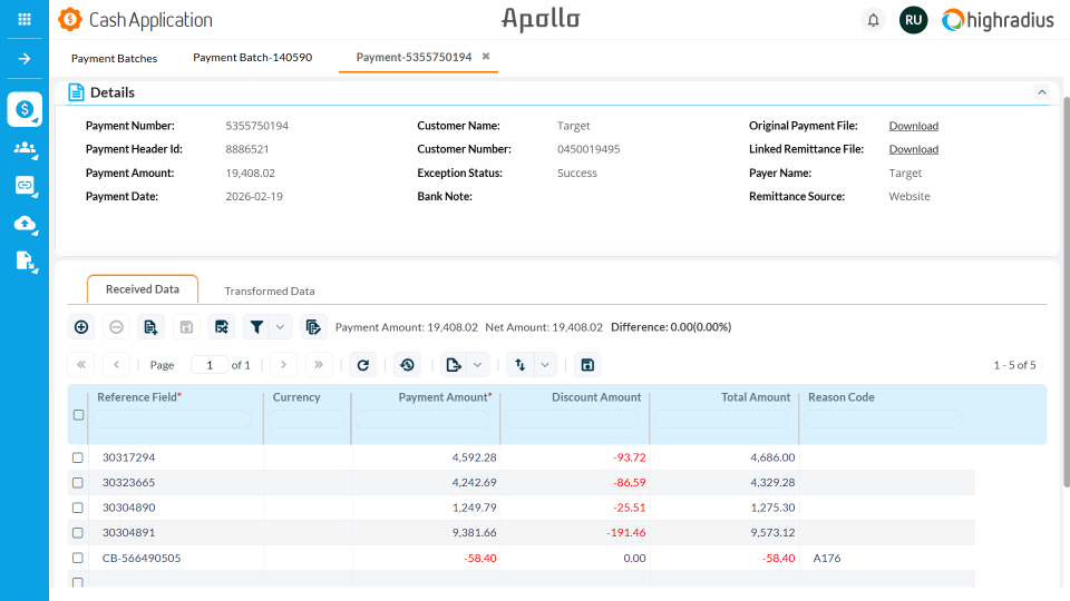 AP Portal Remittance Capture