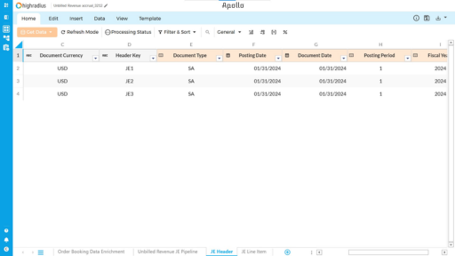 Unbilled Revenue Accrual