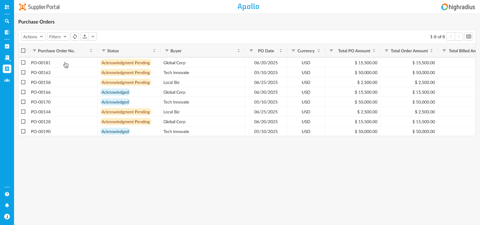 An interface assigning General Ledger codes to non-purchase order invoices for accurate expense categorization and accounting.