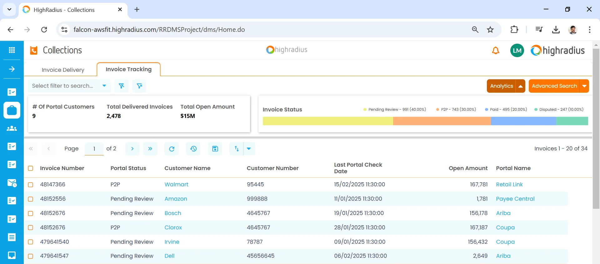 AP Portal Invoice Tracking