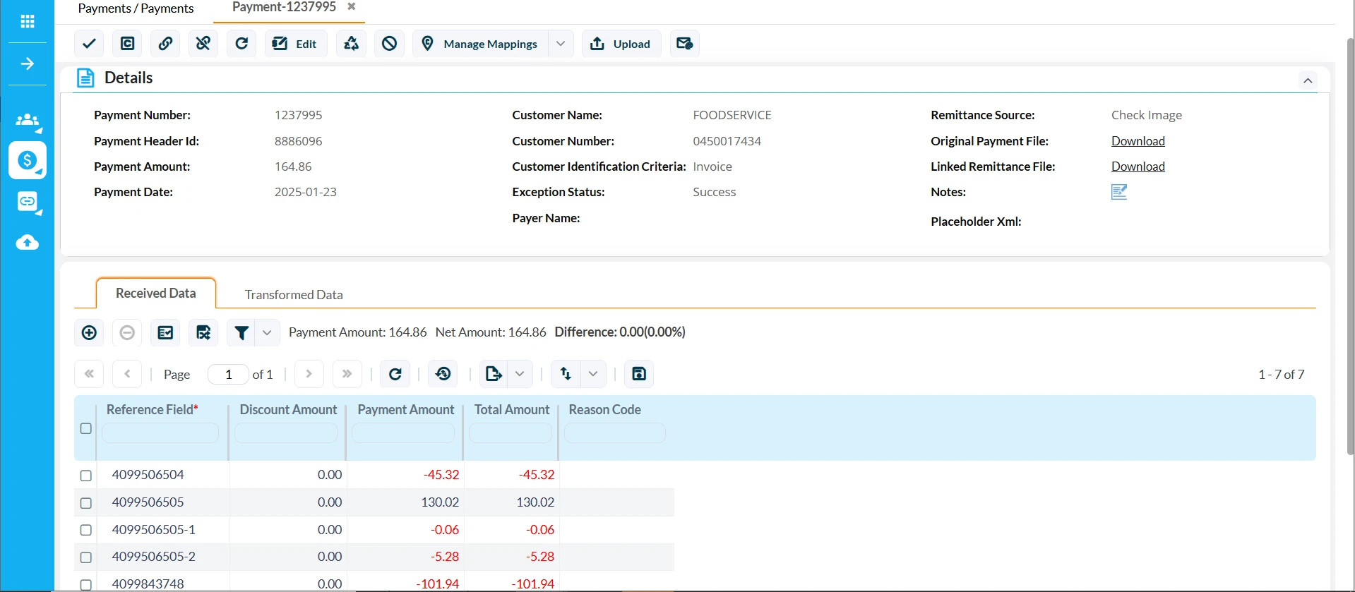 Check Remittance Capture