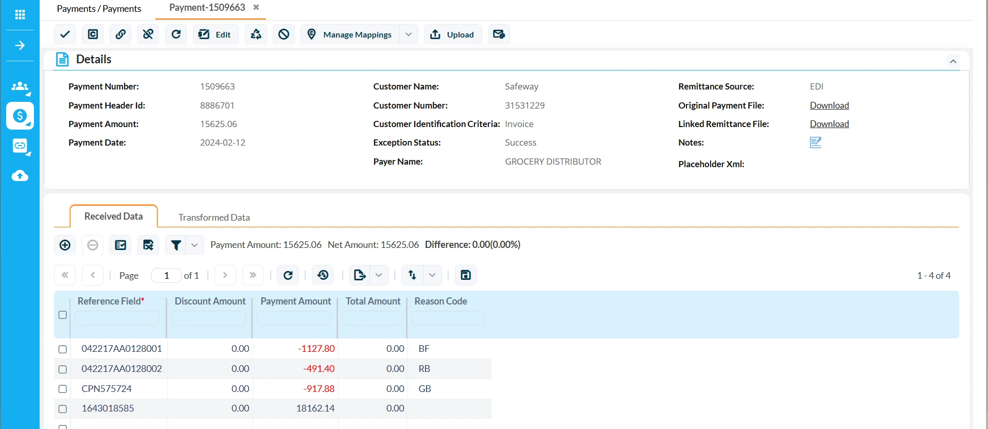 EDI Remittance Capture