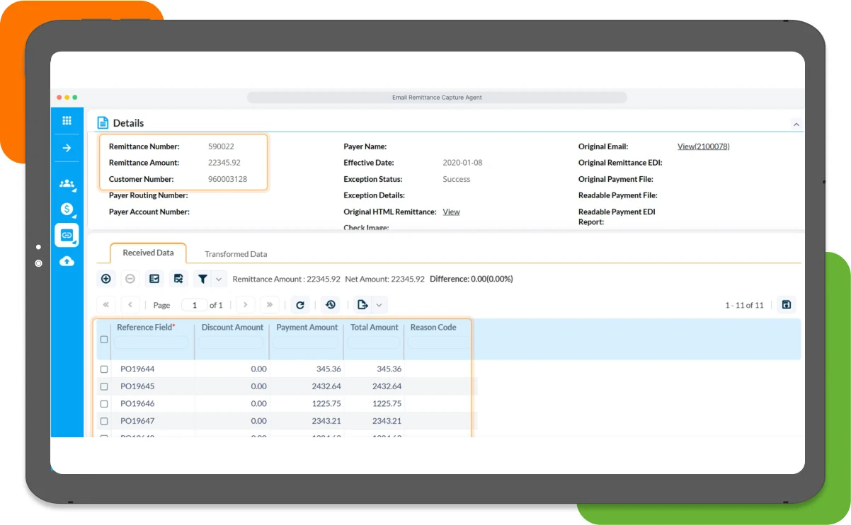 Email Remittance Capture AI Agent